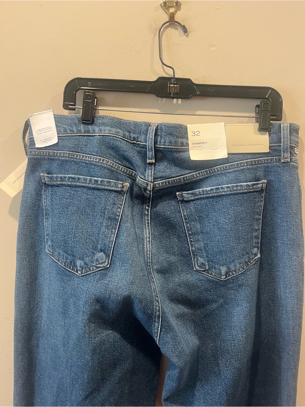 NEW Citizens of Humanity Kimberly 70s Mid-Rise Flare Jeans in Cruise, Size 32 - Picture 7 of 7